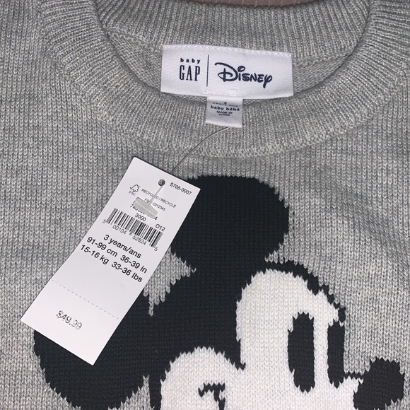 Mickey mouse sweater from Gap. NWT! - Picture 2 of 4